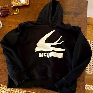 Alexander McQueen black hoodie sz Small